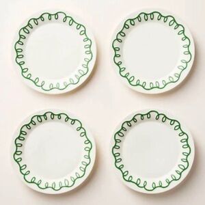 Kate Spade x Target 4 pc Ceramic Dessert Plates New